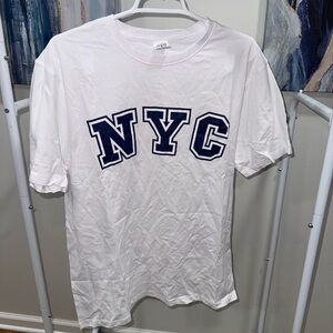 White NYC Graphic T-Shirt